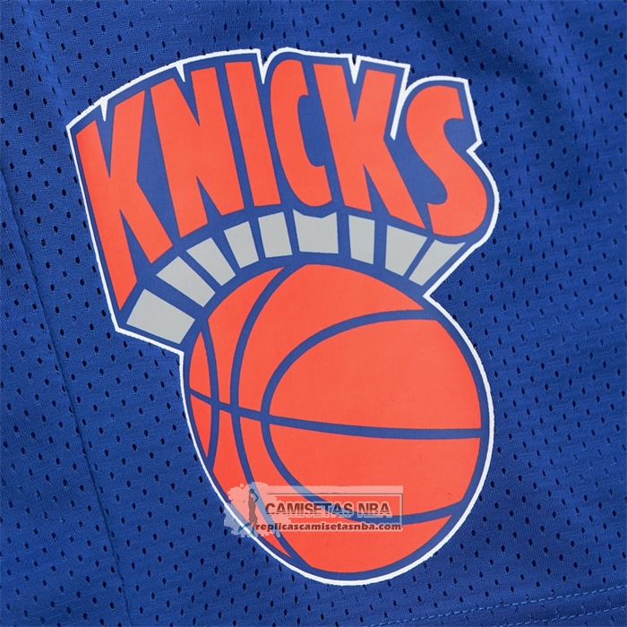 Pantalone New York Knicks Mitchell & Ness Hardwood Classics Azul